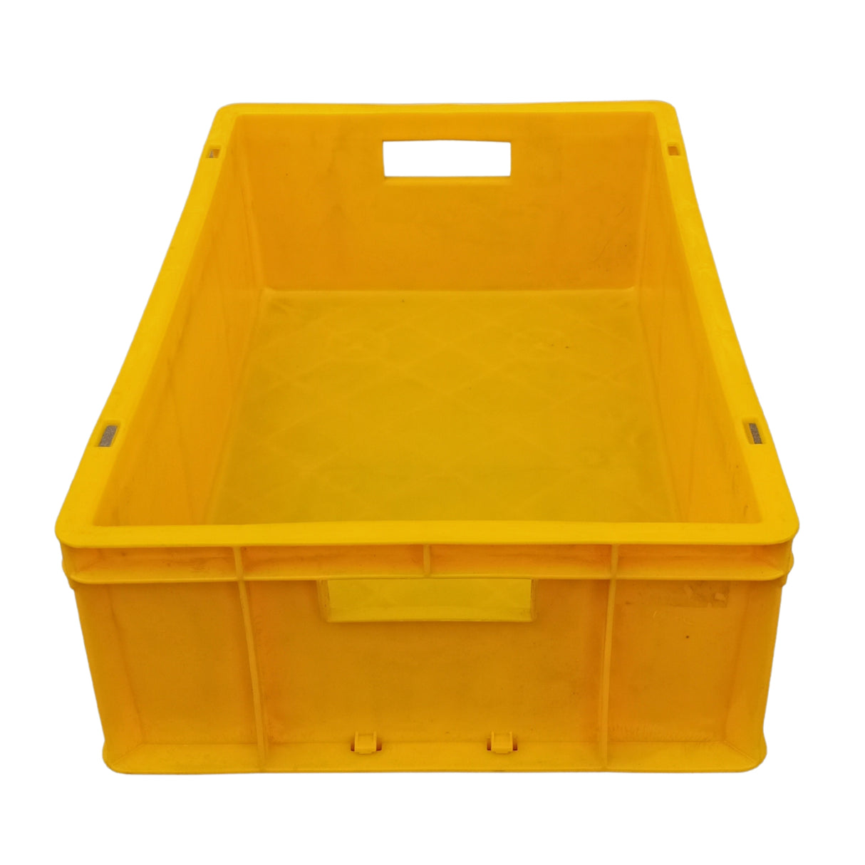 SINGHAL Plastic Crate 500x325x150 MM, Heavy Duty Multipurpose Portable Storage Basket for Vegetables, Fruits, Milk & Large Items
