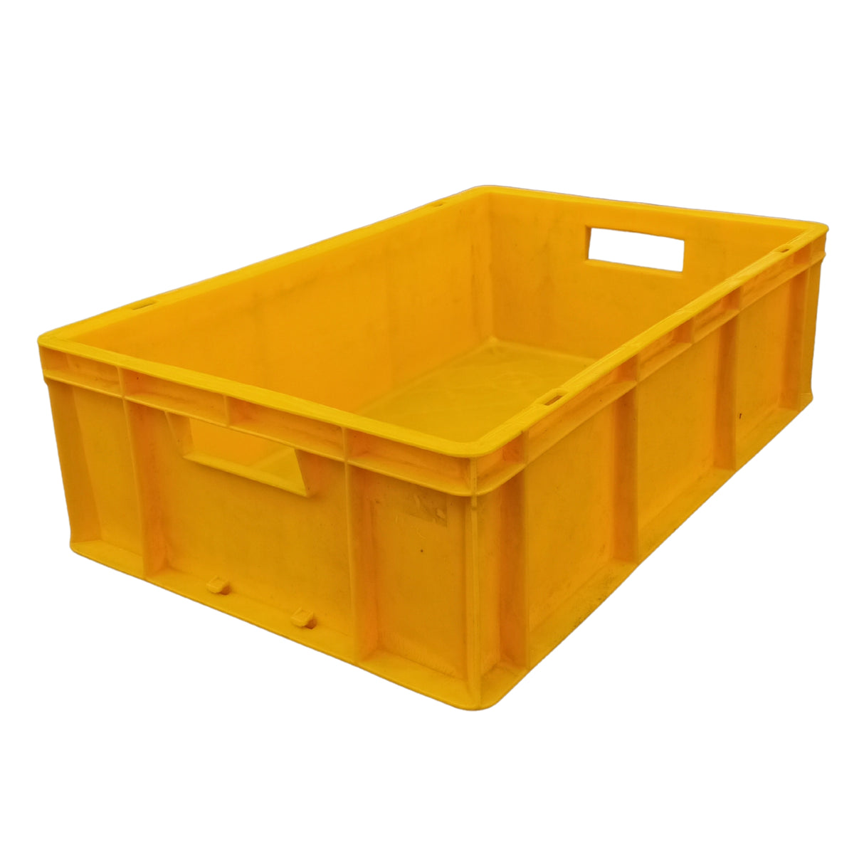 SINGHAL Plastic Crate 500x325x150 MM, Heavy Duty Multipurpose Portable Storage Basket for Vegetables, Fruits, Milk & Large Items
