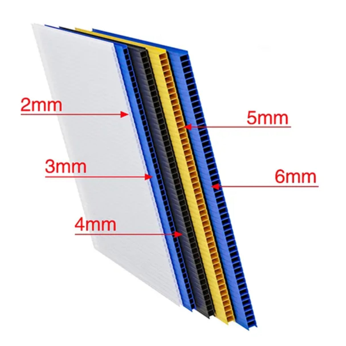 Singhal PP Corrugated Sheets 5MM Thick Durable, Versatile Ideal for Packaging, Art & Craft, Decoration, DIY Work, Scrapbooking, Size 9 X 15 inch White