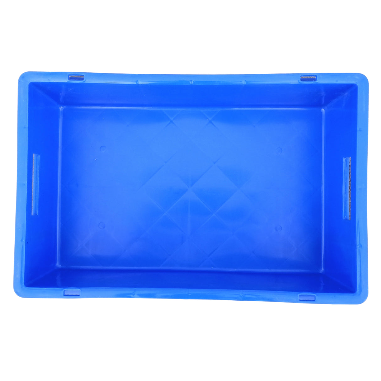 SINGHAL Plastic Crate 500x325x150 MM, Heavy Duty Multipurpose Portable Storage Basket for Vegetables, Fruits, Milk & Large Items