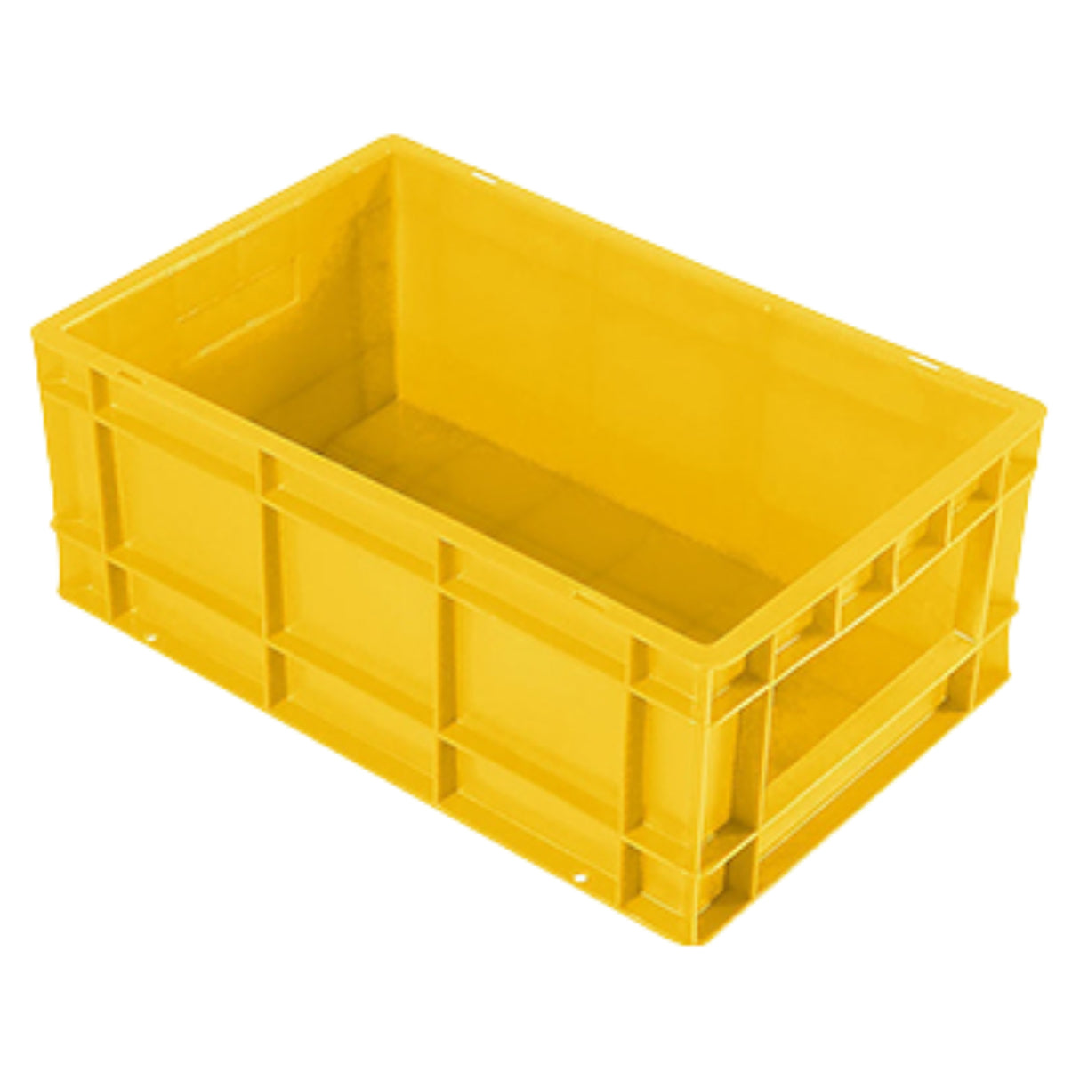 SINGHAL Plastic Crate 500x325x150 MM, Heavy Duty Multipurpose Portable Storage Basket for Vegetables, Fruits, Milk & Large Items