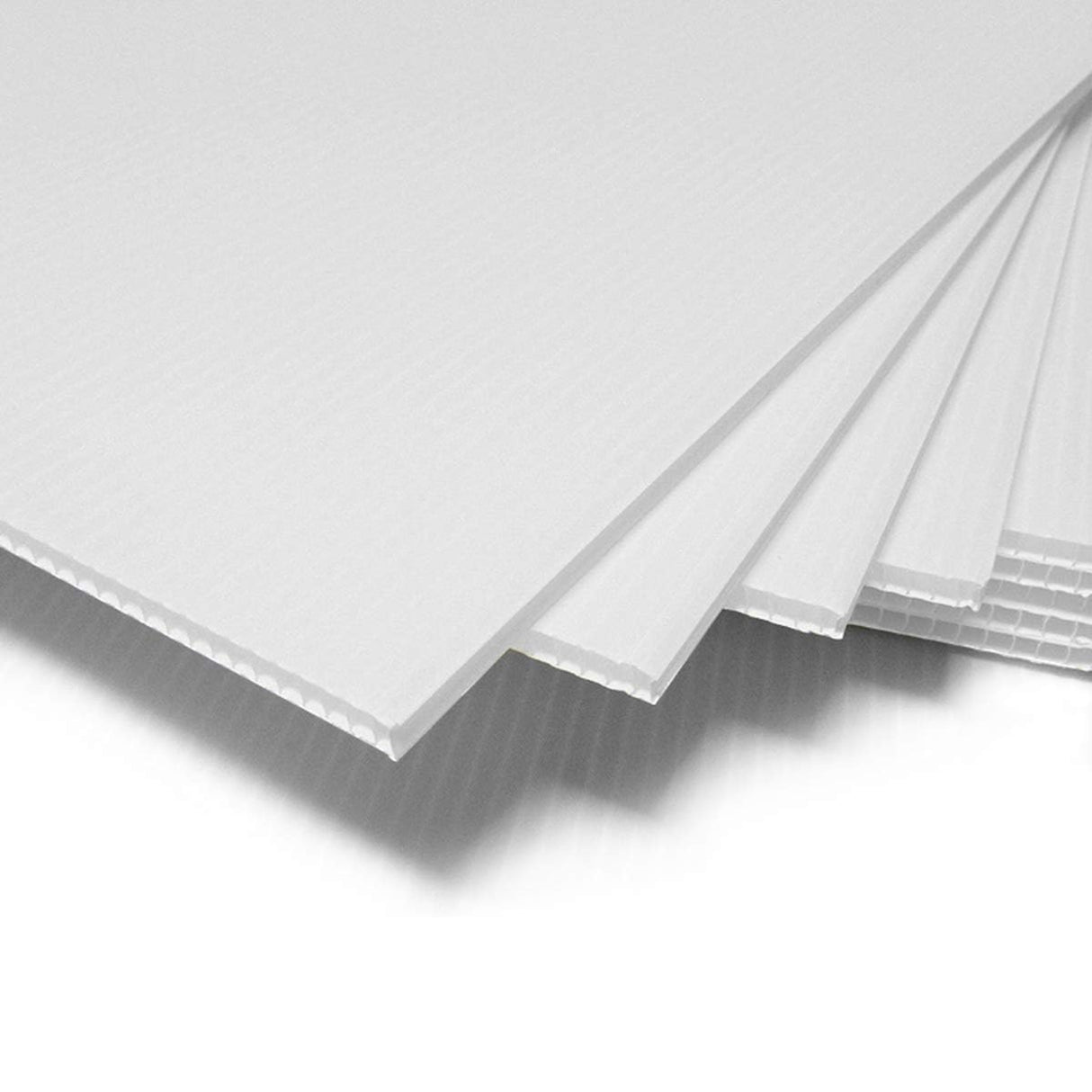 Singhal PP Corrugated Sheets 5MM Thick Durable, Versatile Ideal for Packaging, Art & Craft, Decoration, DIY Work, Scrapbooking, Size 9 X 15 inch White