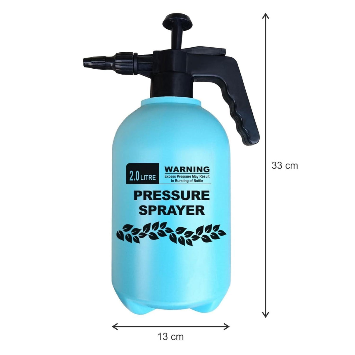 2L Pressure Spray Pump - Set of 2 for Home Garden | Ideal for Plants, Lawn, & Gardening | Water Pump Sprayer Bottles - Singhal Mart