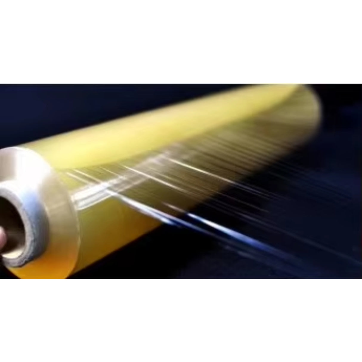 Singhal Transparent Stretchable Packing Material wrap Roll 3 inch (8 cm) x 100 Meter Film wrap Roll for Packing and Multipurpose use | Versatile, Eco-Friendly | Secure Moving, Gift Wrapping | Fragile