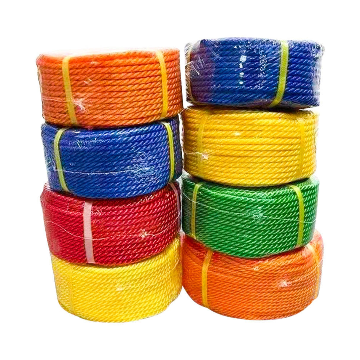 Singhal PP Plastic Twisted White Rope 4mm & 6mm - 10m to 200m | Strong & Multipurpose | Household, Agriculture & Packaging | Clothesline, Agriculture & Utility Rope