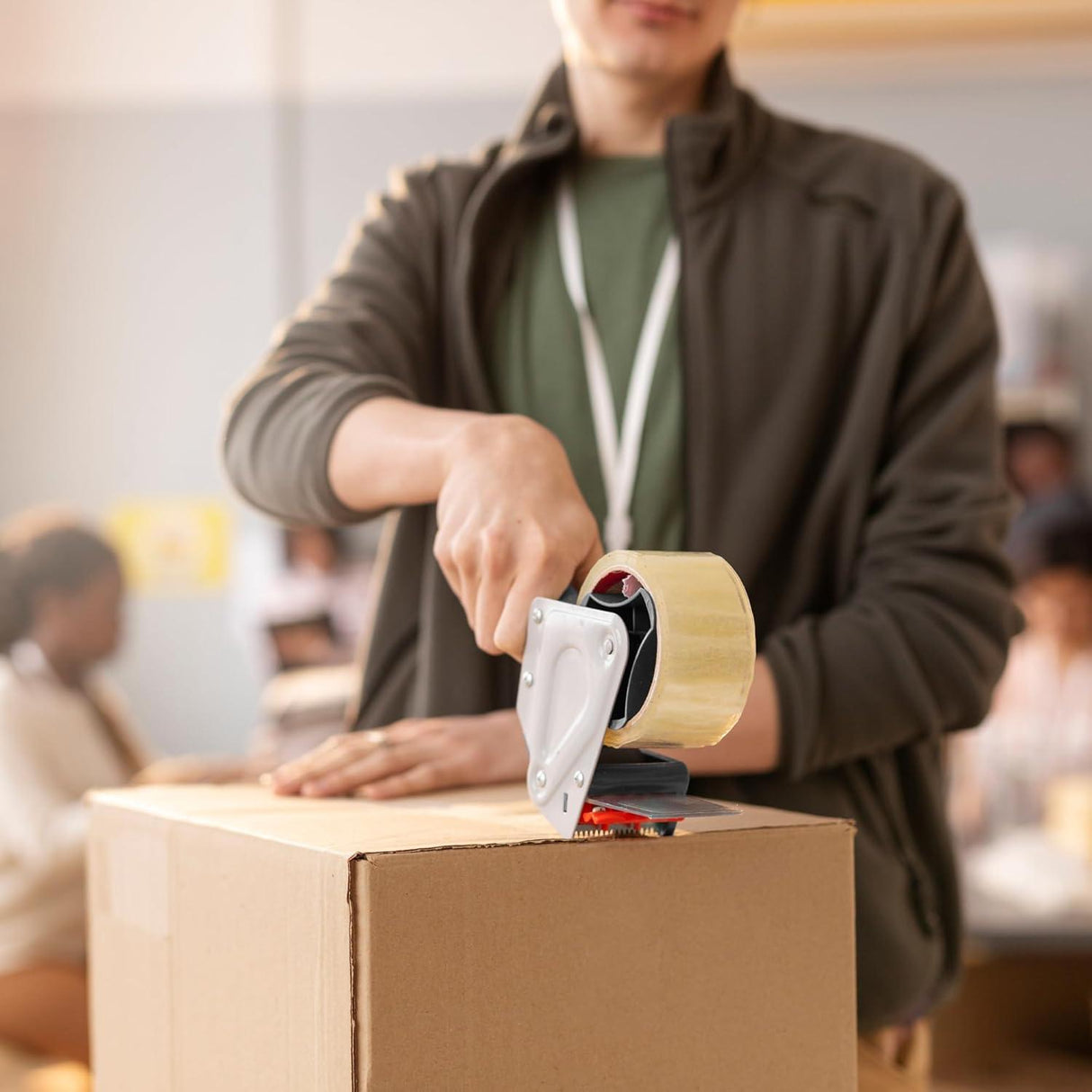 48mm x 75m Clear Packaging Tape, Pack of 2 Rolls – Strong Adhesive for Reliable Sealing and Packaging - Singhal Mart