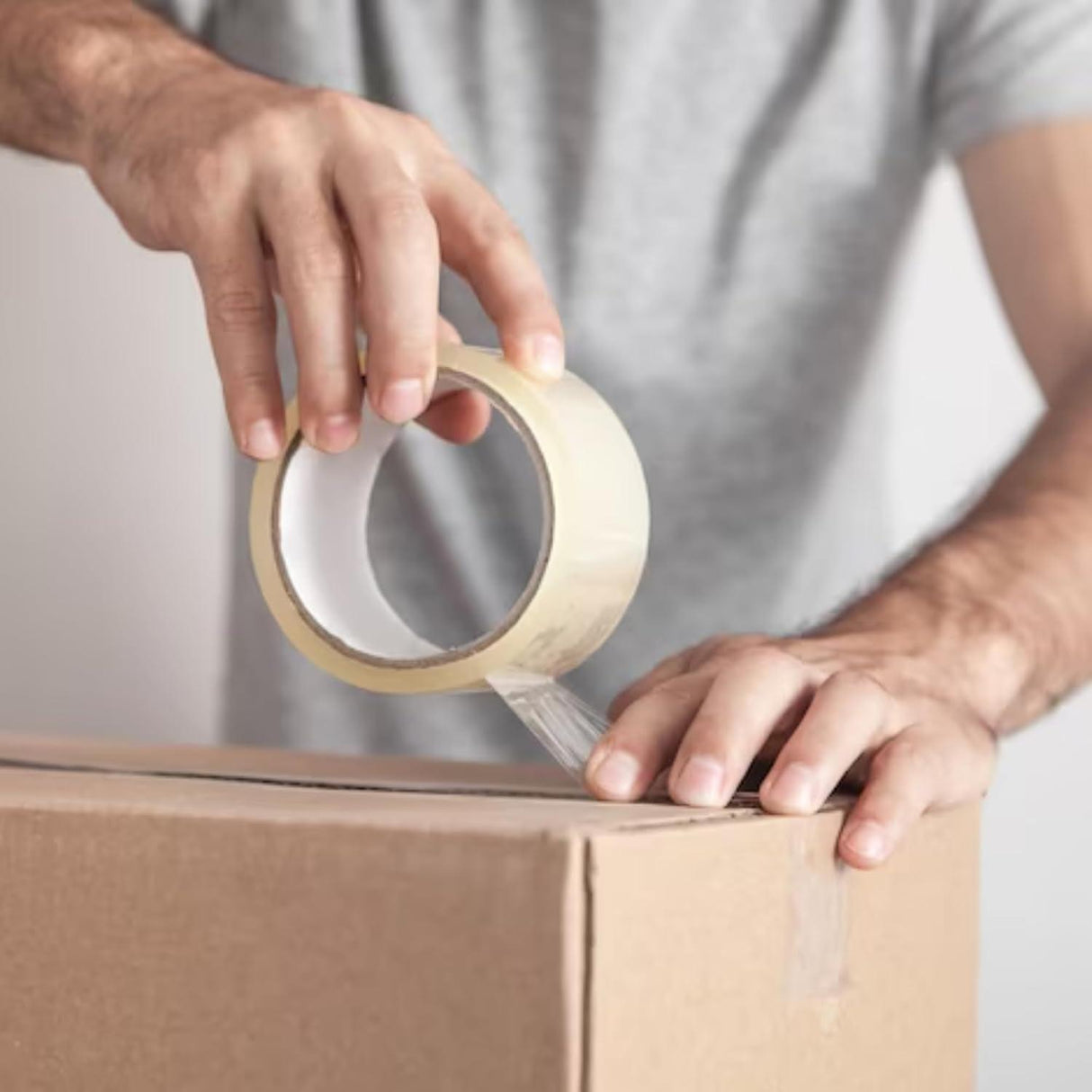 48mm x 75m Clear Packaging Tape, Pack of 3 Rolls – Durable Adhesive for Reliable Sealing and Efficient Packaging - Singhal Mart