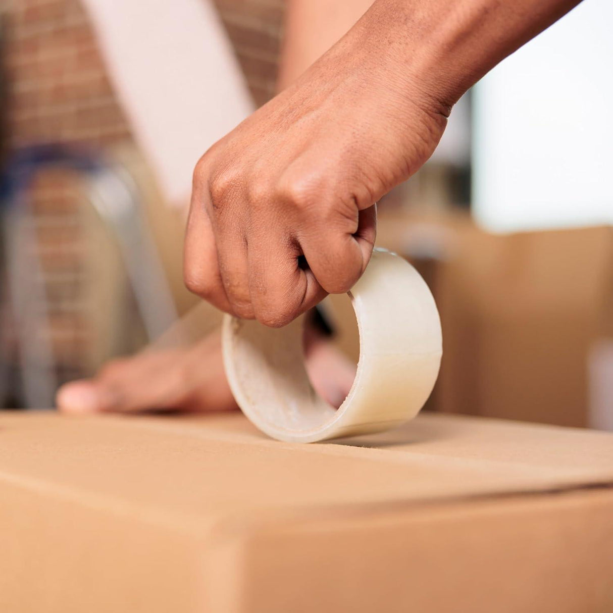 48mm x 75m Clear Packaging Tape, Pack of 3 Rolls – Durable Adhesive for Reliable Sealing and Efficient Packaging - Singhal Mart