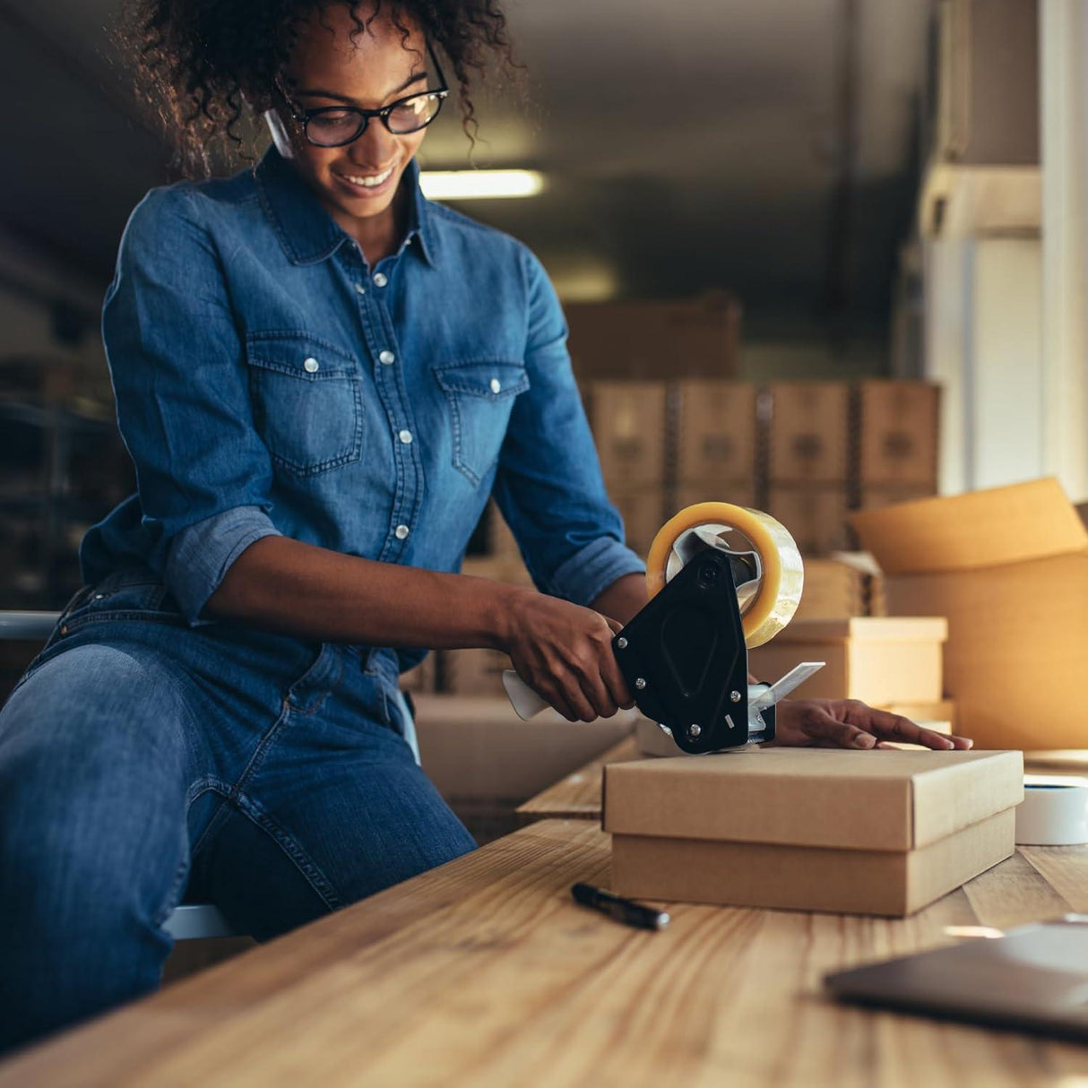 48mm x 75m Clear Packaging Tape, Single Roll – Strong Adhesive for Secure Sealing and Packaging - Singhal Mart