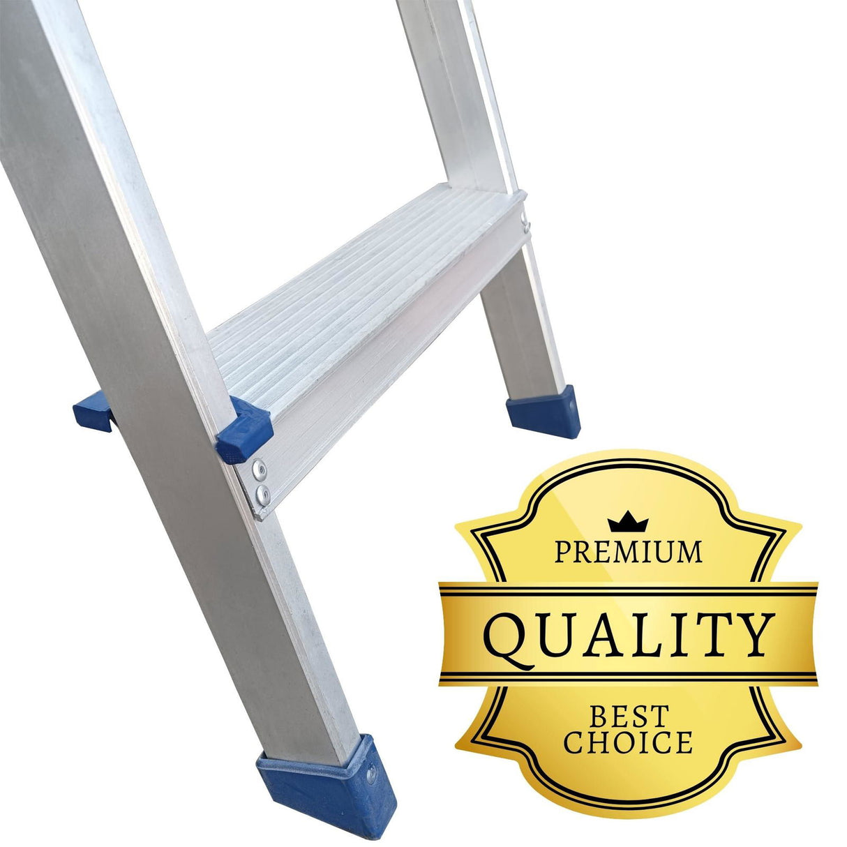 5-Step Foldable Aluminum Ladder with Anti-Skid and Slip Prevention Features – Compact and Safe for Easy Use - Singhal Mart
