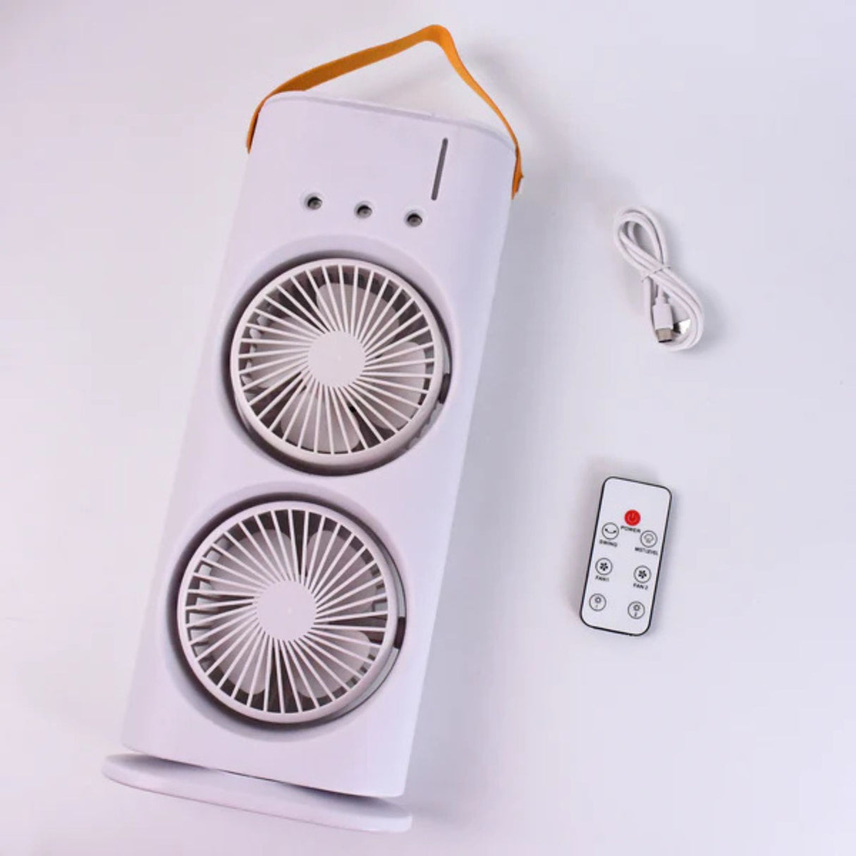 Singhal Double Ended Spray Fan Desk Fan with Mist Spray for Refreshing Cooling Portable Room Air Purifier