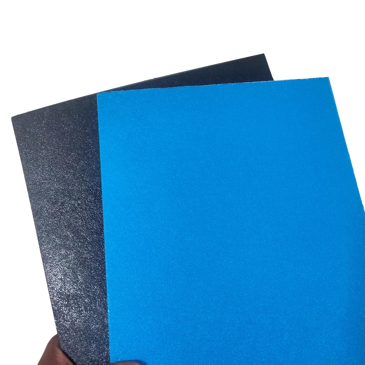 Singhal HDPE Sheet With Texture – Durable, Versatile & Weather-Resistant for Industrial & DIY Use (Blue & Black, 20x20 CM, 50x50 CM)