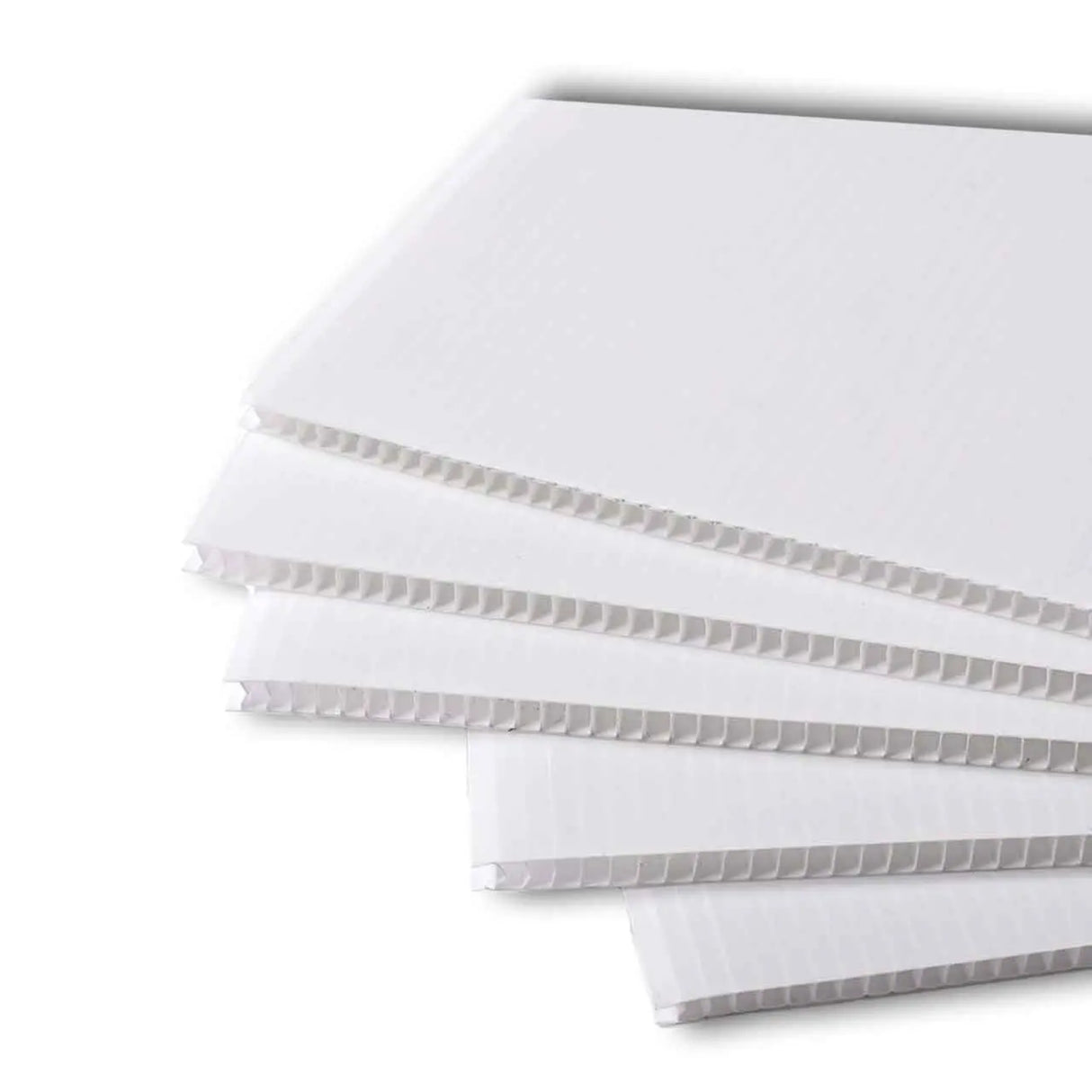 Singhal PP Corrugated Sheets 5MM Thick Durable, Versatile Ideal for Packaging, Art & Craft, Decoration, DIY Work, Scrapbooking, Size 9 X 15 inch White