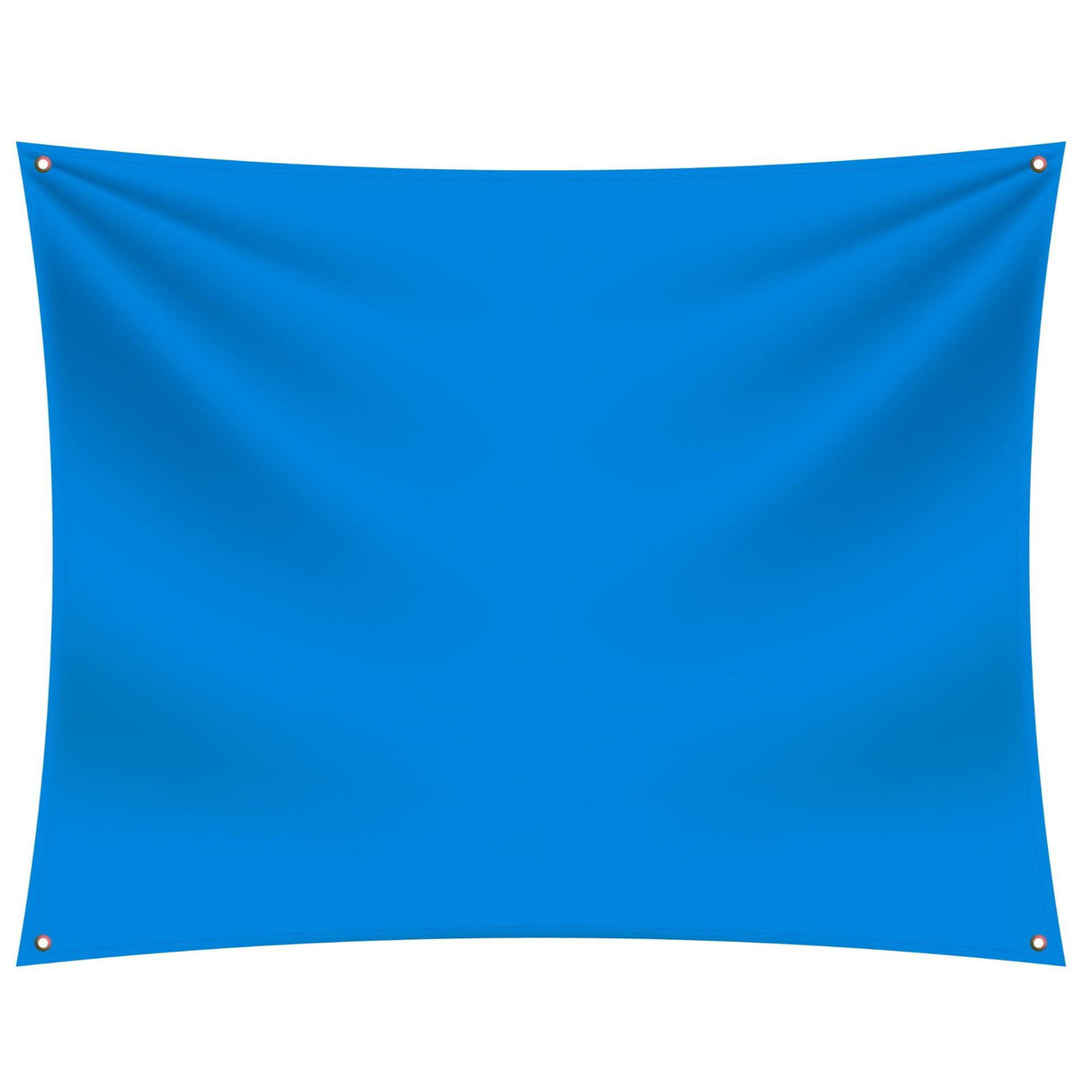 6x6ft 170 GSM Tarpaulin Sheet, Waterproof HDPE, UV Treated, Heavy Duty Blue Cover with Strong Aluminum Eyelets at Every Corner for Multipurpose Use - Singhal Mart