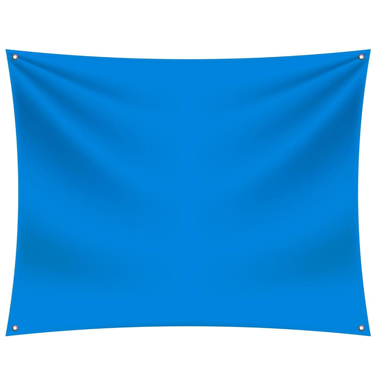 6x6ft 170 GSM Tarpaulin Sheet, Waterproof HDPE, UV Treated, Heavy Duty Blue Cover with Strong Aluminum Eyelets at Every Corner for Multipurpose Use - Singhal Mart