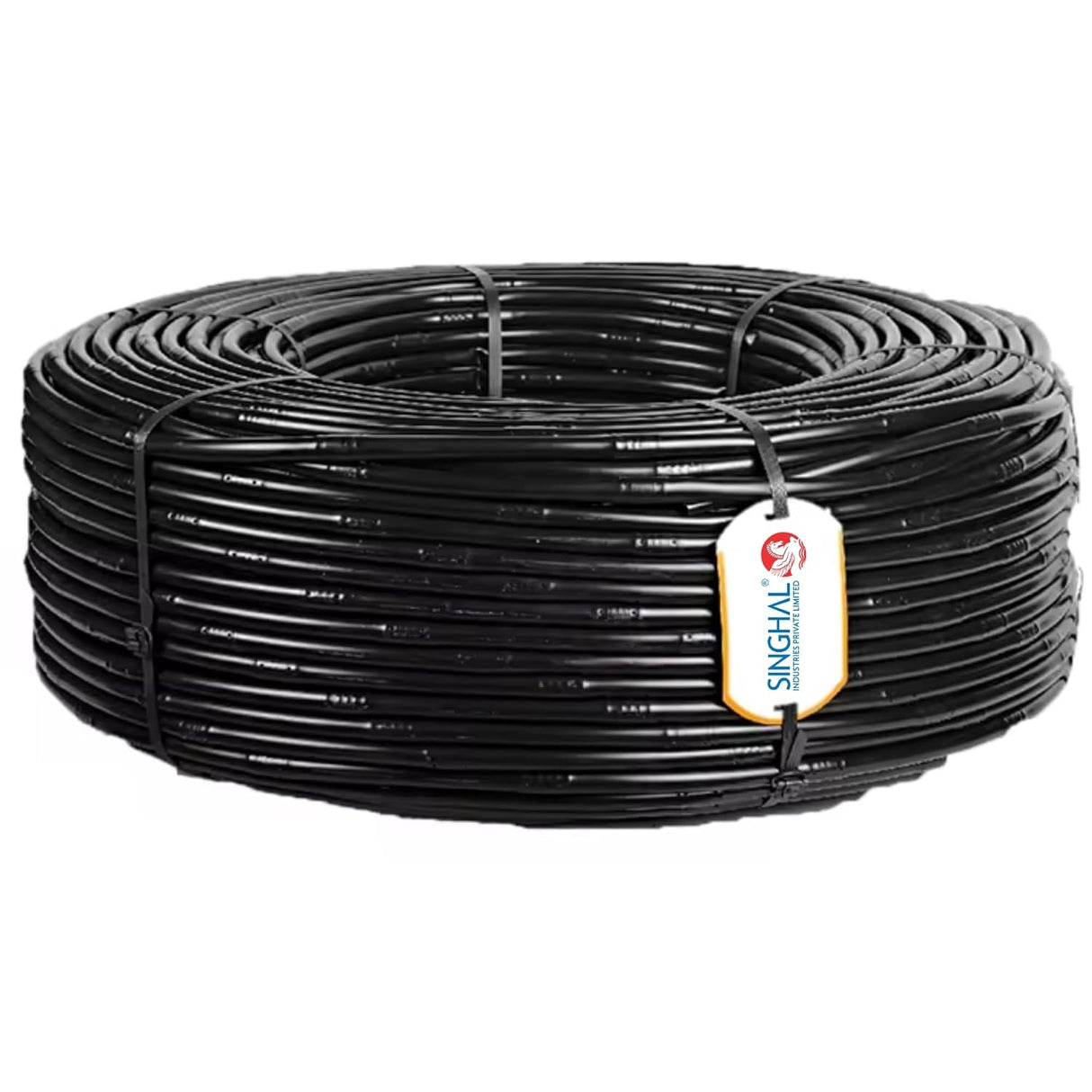 Singhal 16mm Drip Irrigation Pipe Roll, Black Hose for Garden Watering, Plant Care, Tree Irrigation, and Home Farming Accessories