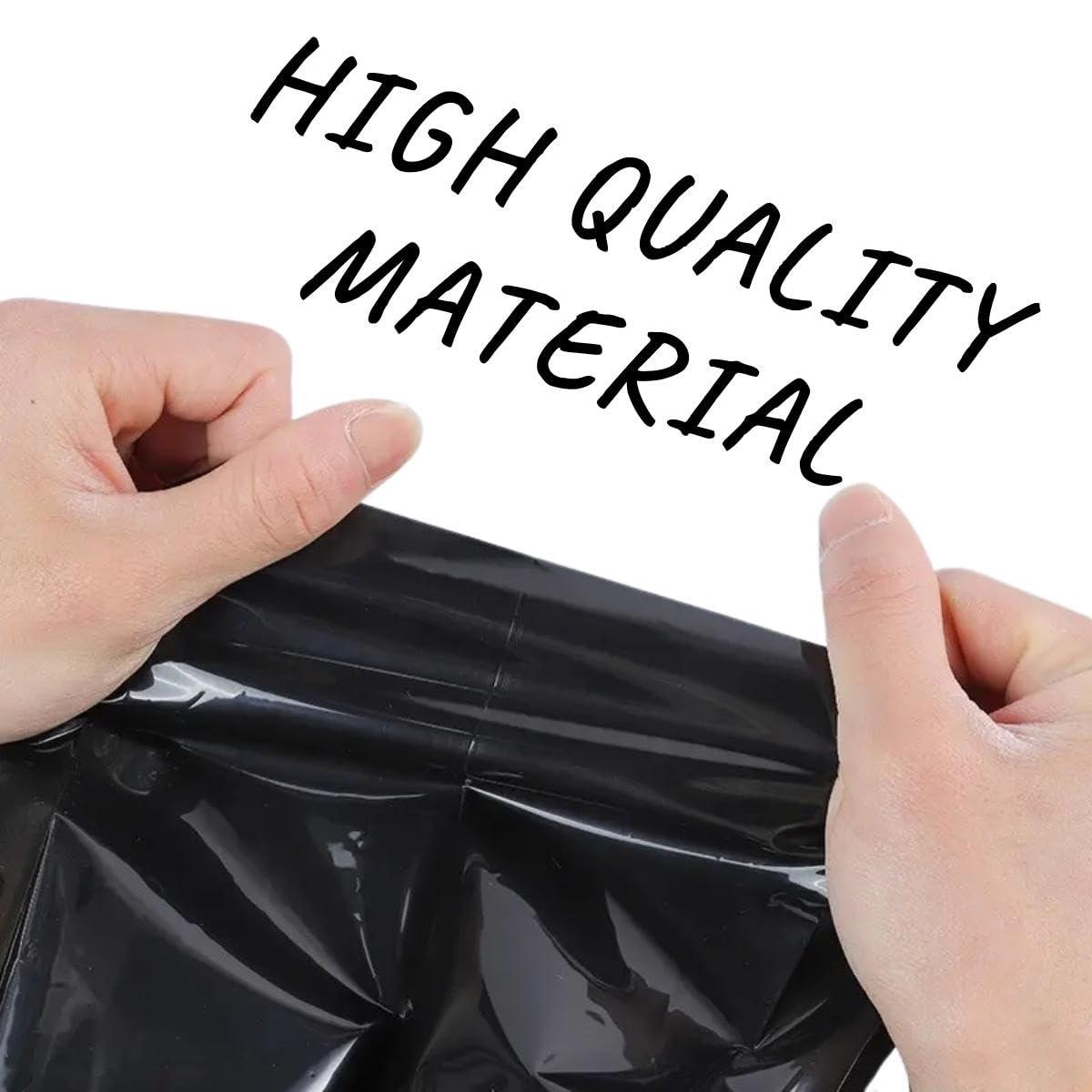 8x10 Inch Nursery Bags - HDPE UV-Resistant Black Polyethylene Grow Bags | Perfect for Home Gardens & Nurseries | Combo Pack of 30 - Singhal Mart