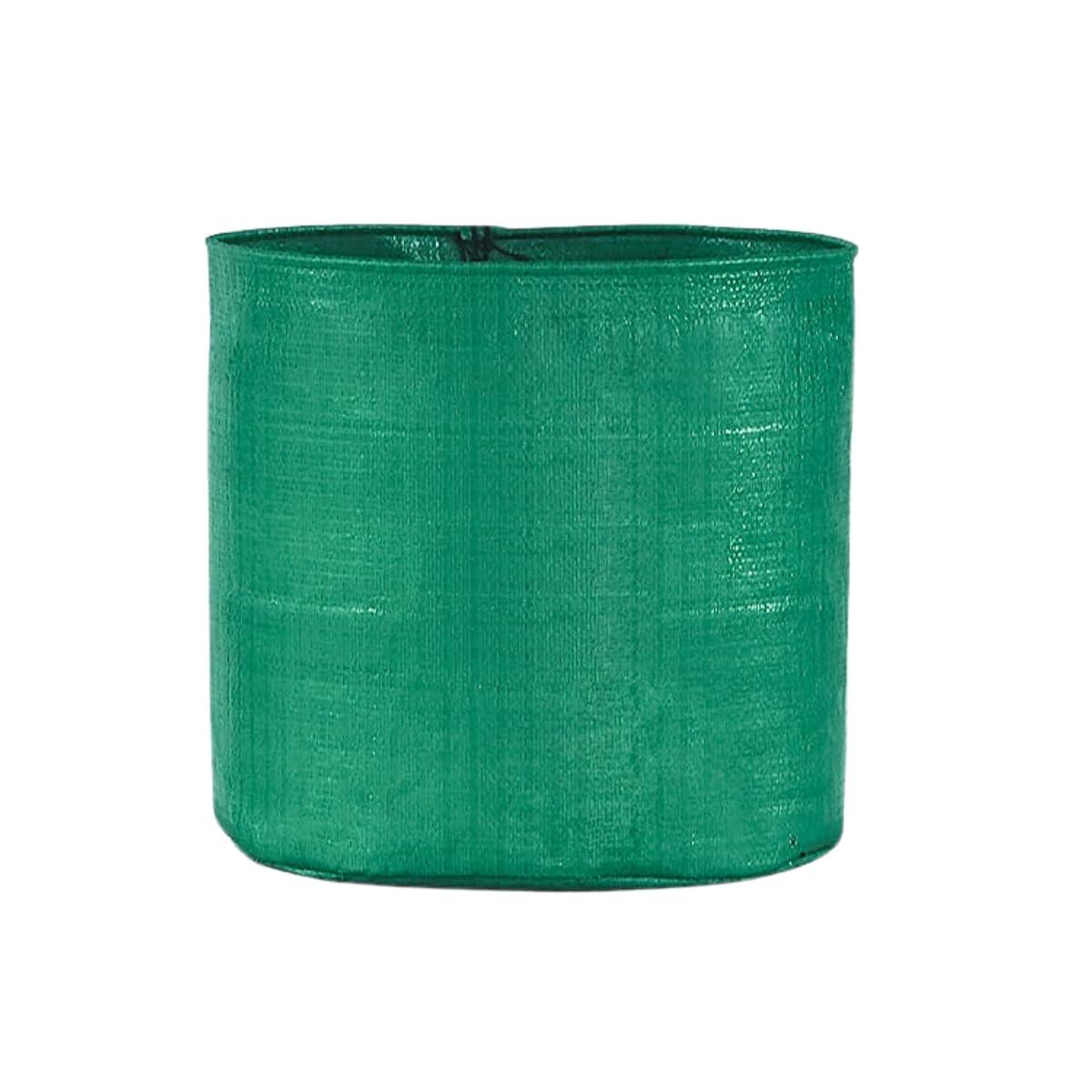 9x12 HDPE UV-protected round grow bags, pack of 20. Green color, perfect for terrace and vegetable gardening. Durable bags for healthy plant growth. - Singhal Mart