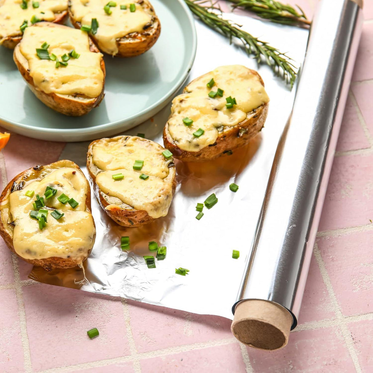 Aluminum Foil, 36 Meters, 11 Microns – Silver Foil for Kitchen, Food Packing, Wrapping, Storing, and Serving (18 Meters per Pack of 2) - Singhal Mart