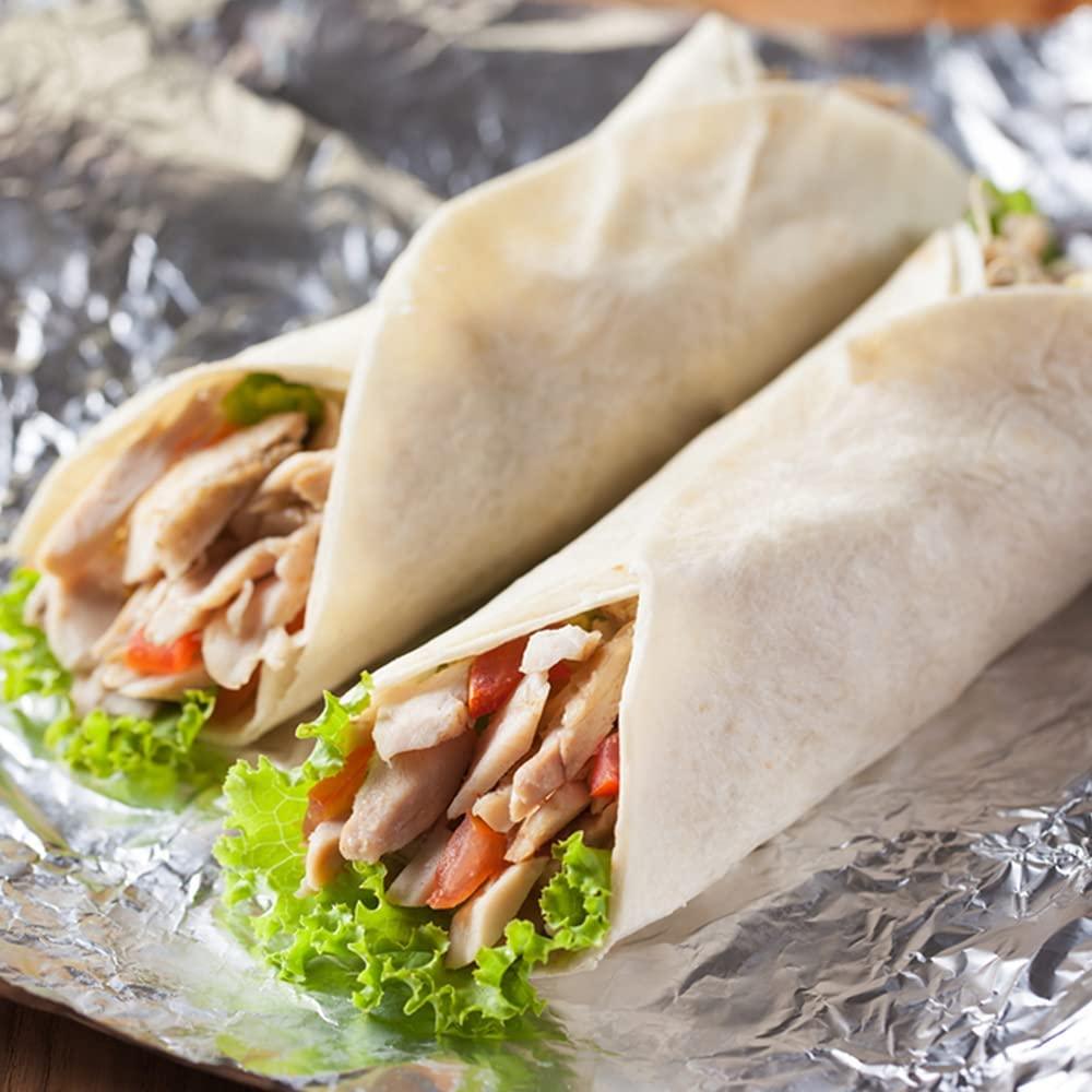 Aluminum Foil, 72 Meters, 11 Microns – Silver Foil for Kitchen, Food Packing, Wrapping, Storing, Serving (18 Meters per Pack of 4) - Singhal Mart