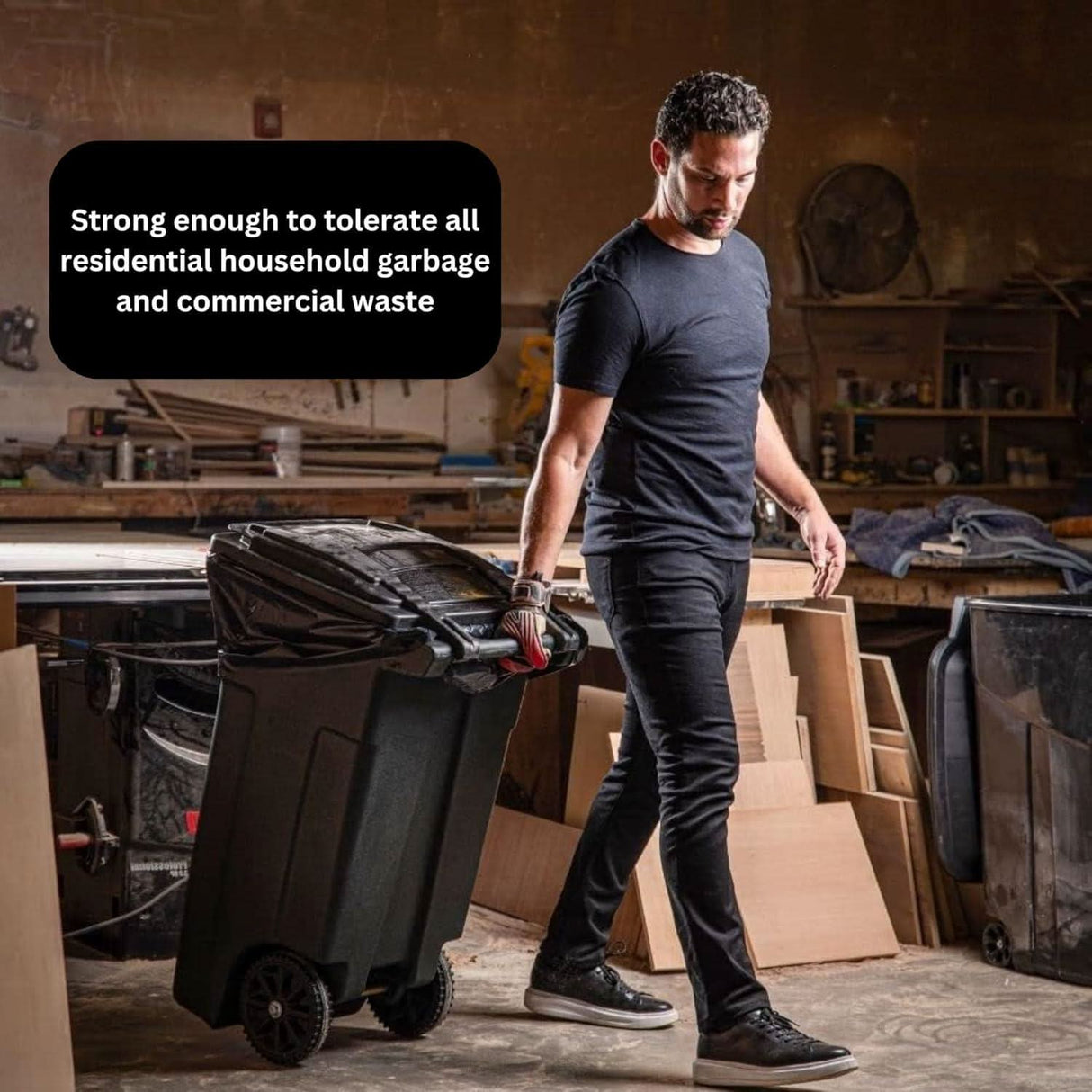 Black Garbage Bags, Plastic Dustbin Trash Bags - Singhal Mart