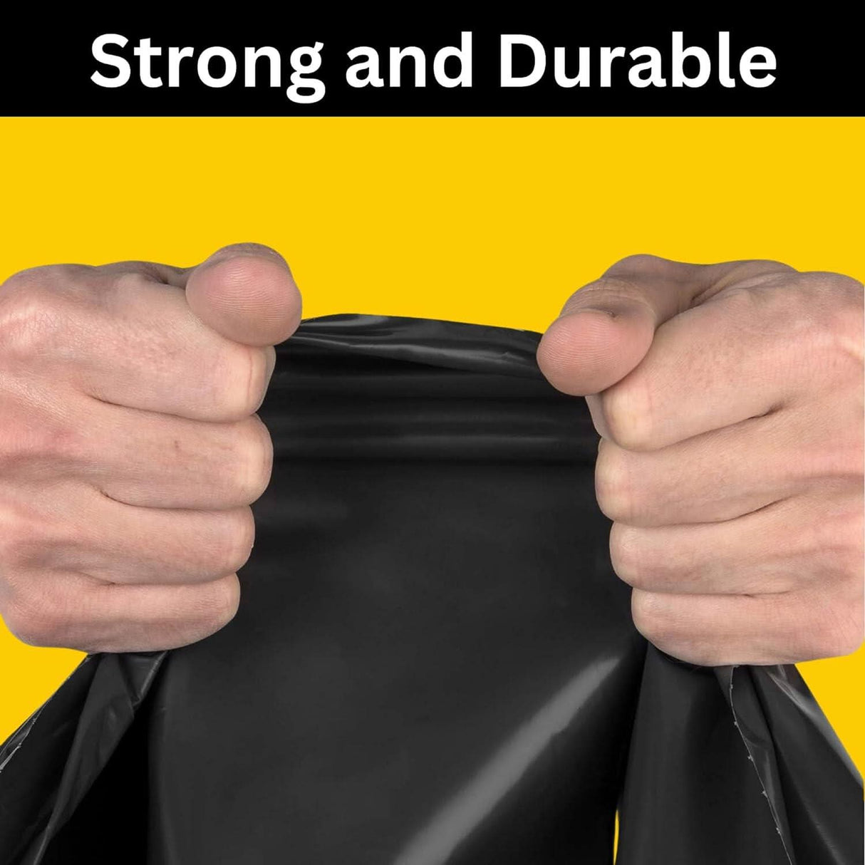 Black Garbage Bags, Plastic Dustbin Trash Bags - Singhal Mart