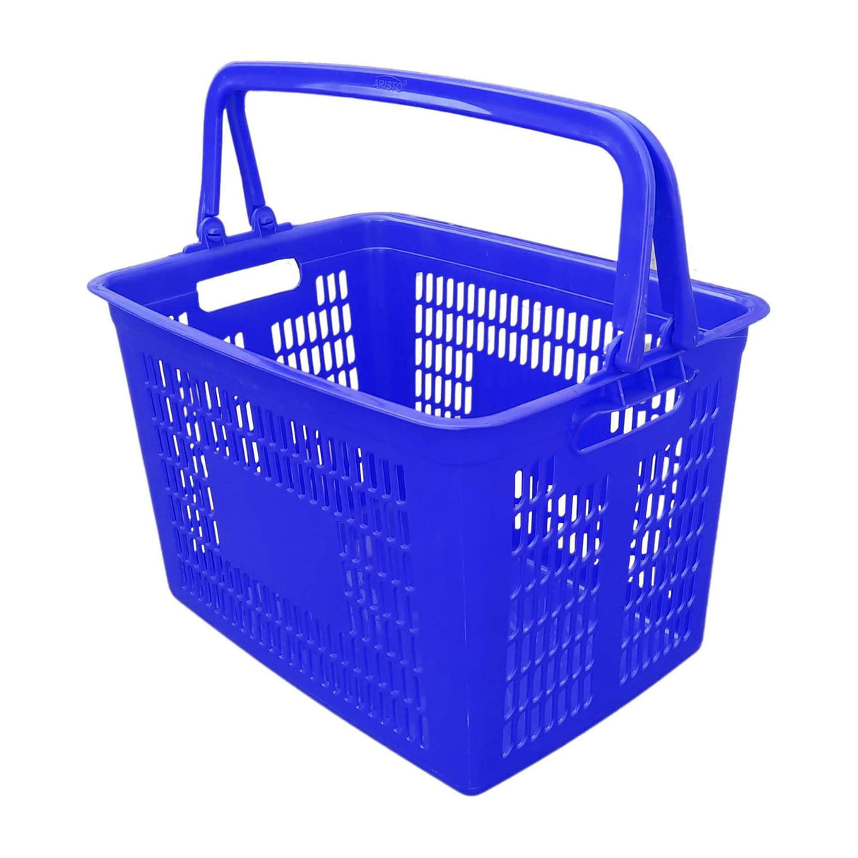 Blue Color Personal Shopping Cart for Carry away & store in Car boot space - Singhal Mart