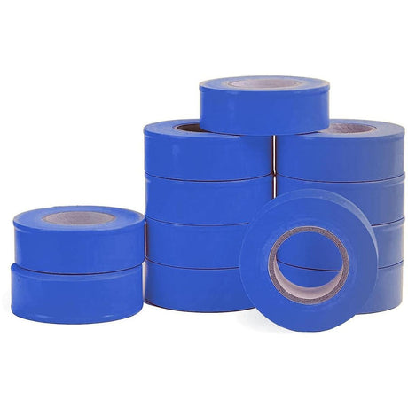 Blue Flagging Tape, 1 Inch Wide, 300 Feet Long | Highly Visible for Marking and Flagging | Combo Pack of 6 Rolls - Singhal Mart