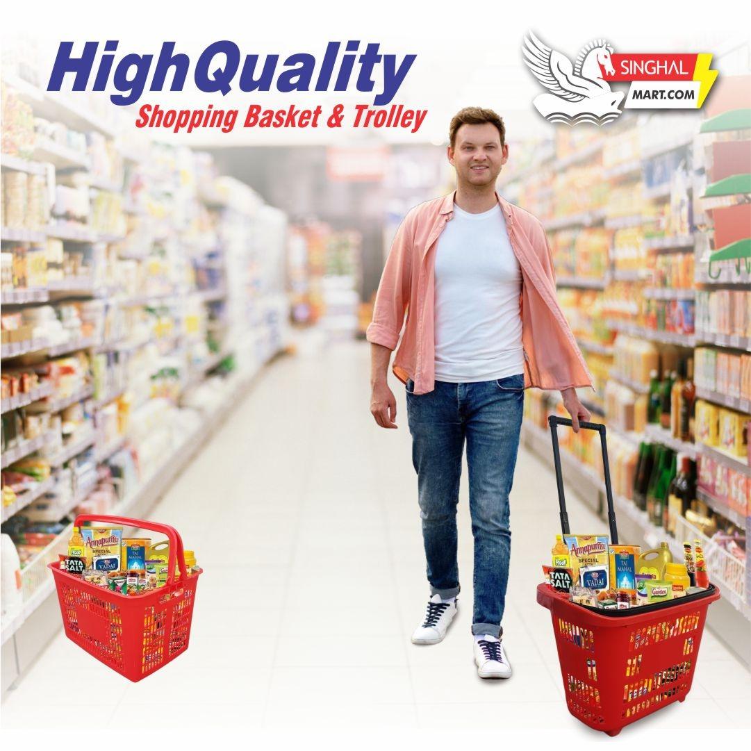 Convenient Personal Trolley Shopping Cart for Easy Carrying and Storage in Your Car's Boot Space - Singhal Mart