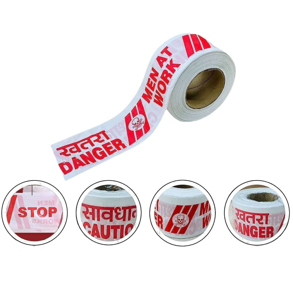 Danger Caution Tape Roll 150 Meter - Singhal Mart