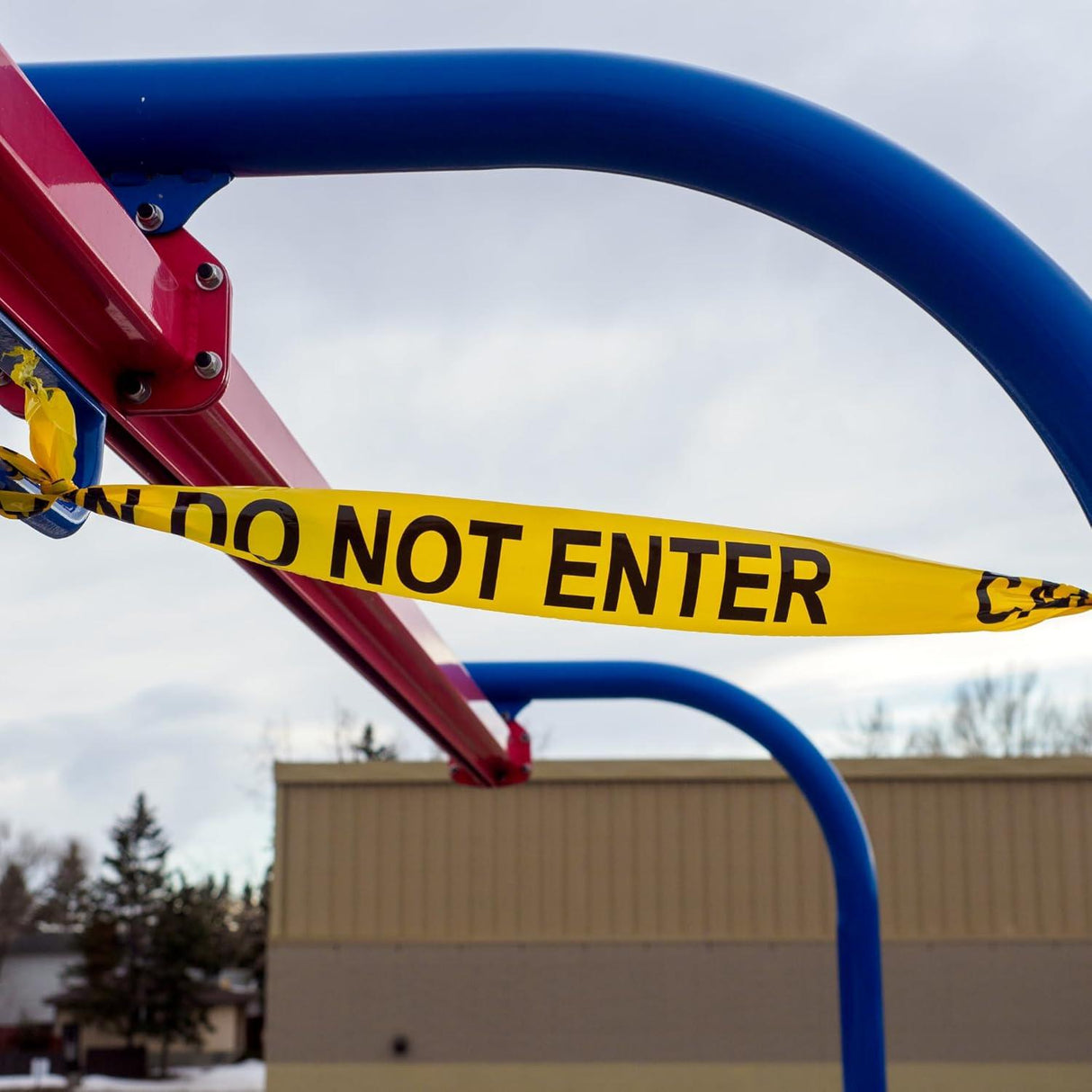 Do Not Enter Barricade Tape - 3 Inches Wide, 300 Meters Long Pack of 3 - Singhal Mart