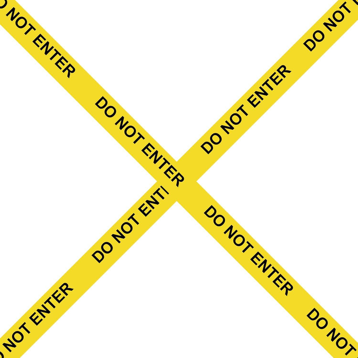 Do Not Enter Barricade Tape - 3 Inches Wide, 300 Meters Long Pack of 3 - Singhal Mart