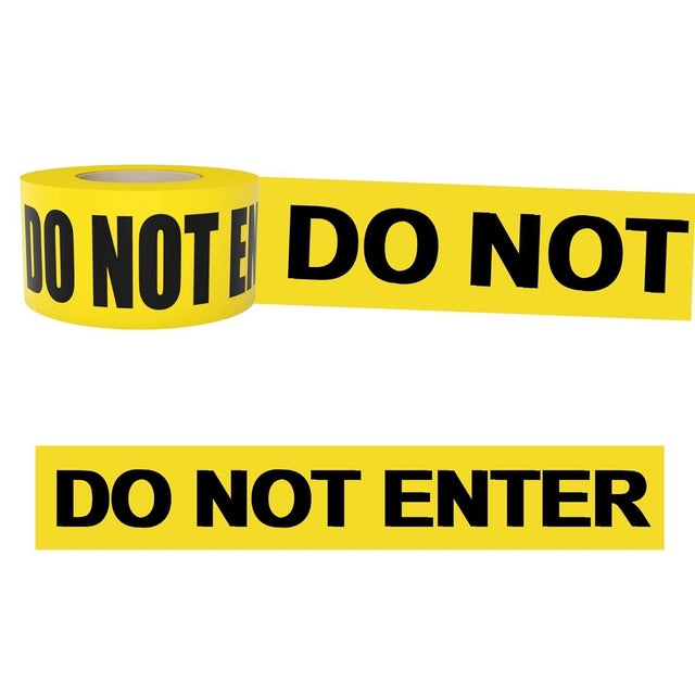 Do Not Enter Barricade Tape: Ensuring Safety with Visibility - Singhal Mart