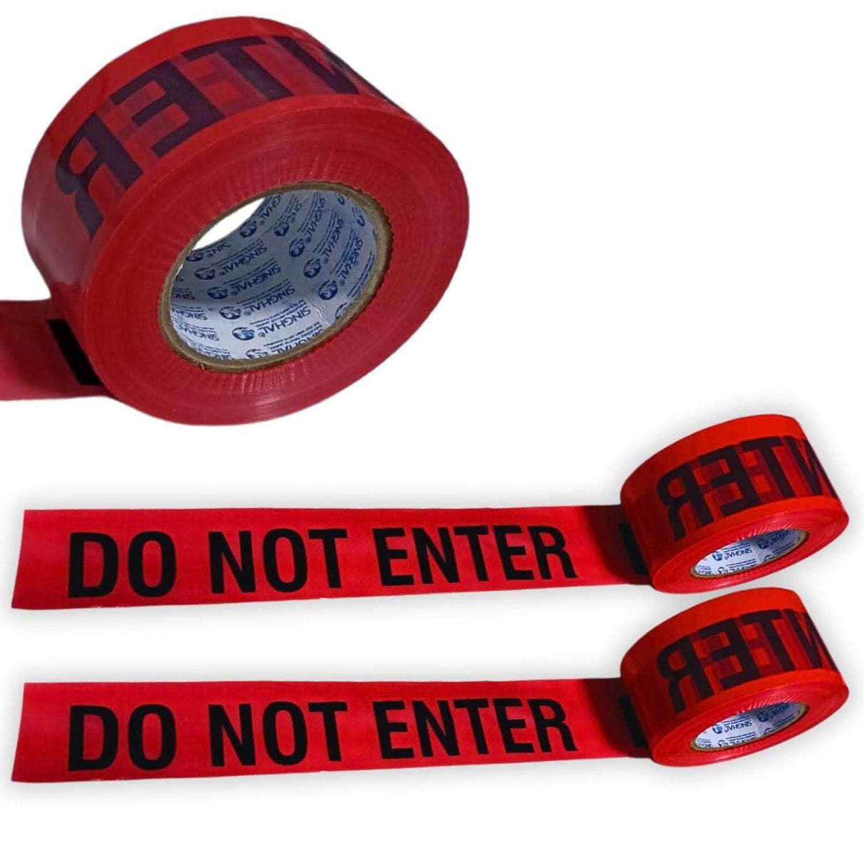 Do Not Enter RED Barricade Tape: Redefining Safety with Unrivaled Length and Visibility - Singhal Mart