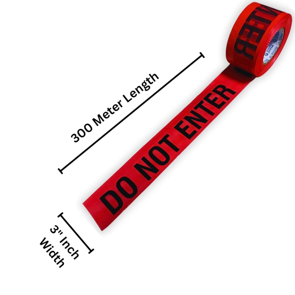 Do Not Enter RED Barricade Tape: Redefining Safety with Unrivaled Length and Visibility - Singhal Mart