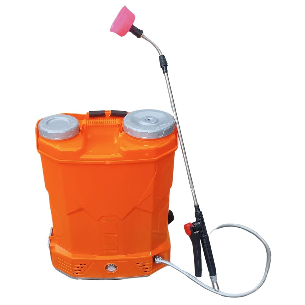 Double Motor Agriculture Sprayer Pump | 20L Tank, Battery Operated Backpack Sprayer with 12V 12Ah Battery for Automatic Use - Singhal Mart