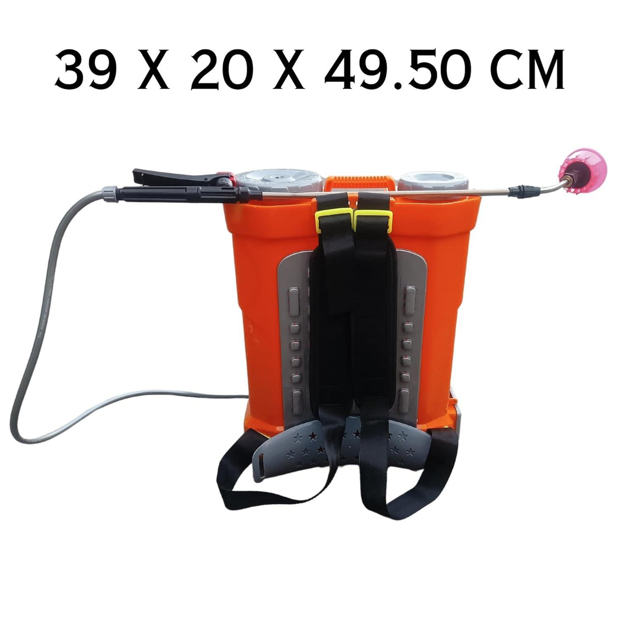 Double Motor Agriculture Sprayer Pump | 20L Tank, Battery Operated Backpack Sprayer with 12V 12Ah Battery for Automatic Use - Singhal Mart