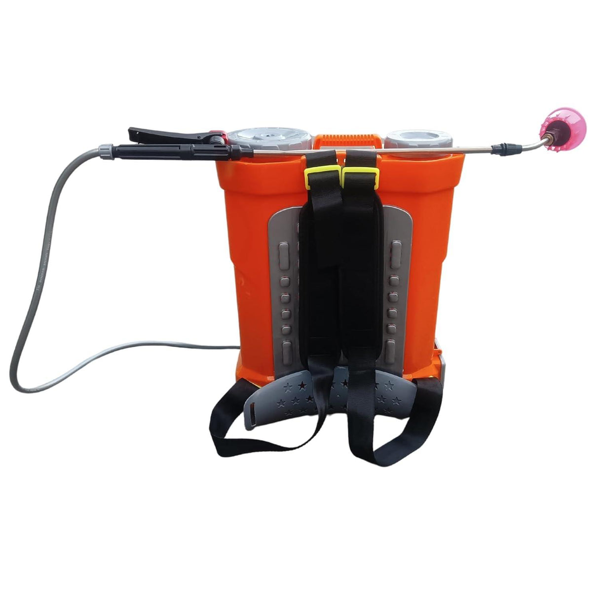 Double Motor Agriculture Sprayer Pump | 20L Tank, Battery Operated Backpack Sprayer with 12V 12Ah Battery for Automatic Use - Singhal Mart