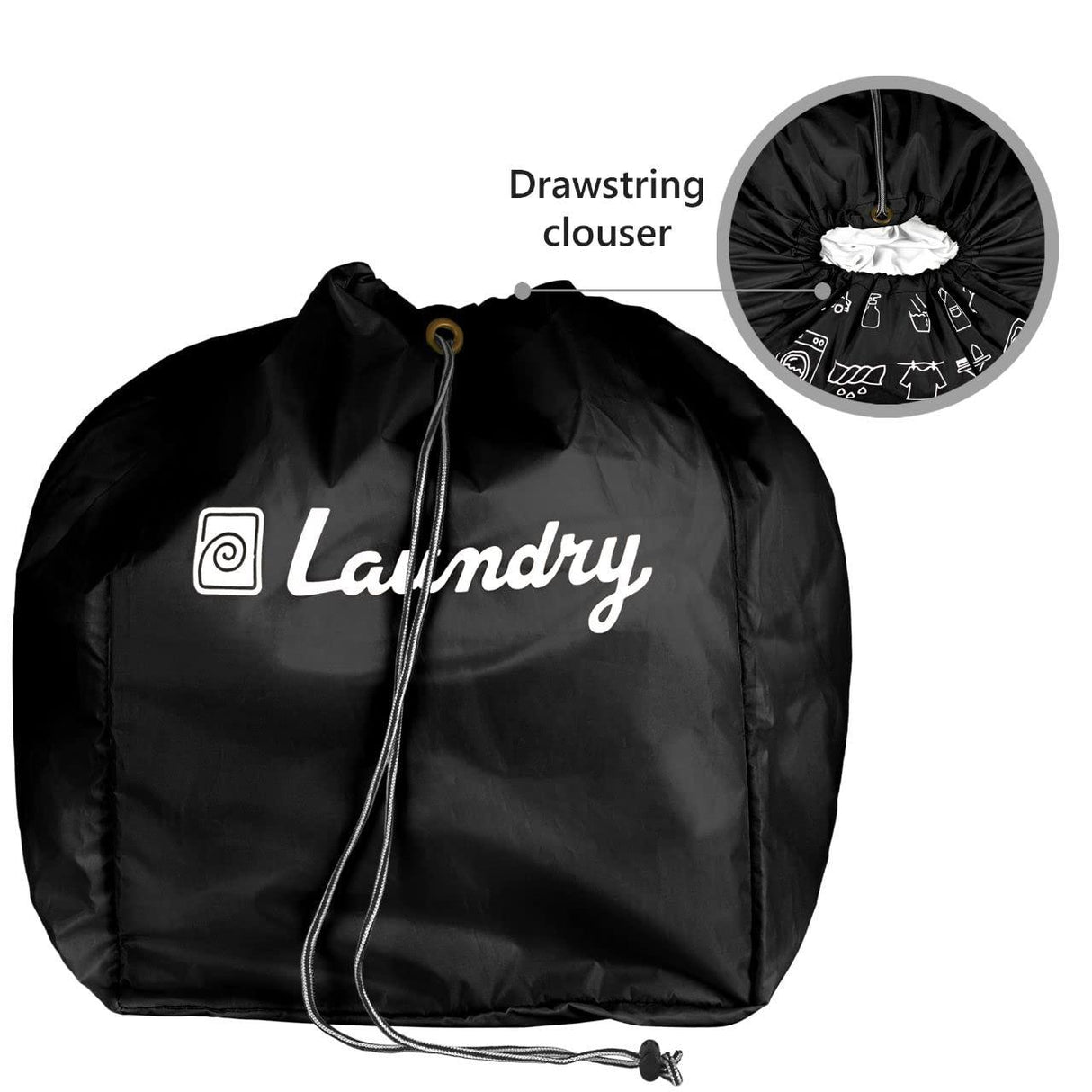 Durable 13x20 Inch Laundry Bags with Drawstring Closure for Secure Storage and Transport - Singhal Mart
