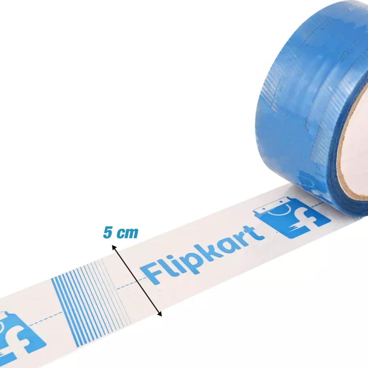 Flipkart Branded Packaging Tape, 5 cm x 65 meters | E-Commerce Printed Tape | Pack of 12 Rolls - Singhal Mart