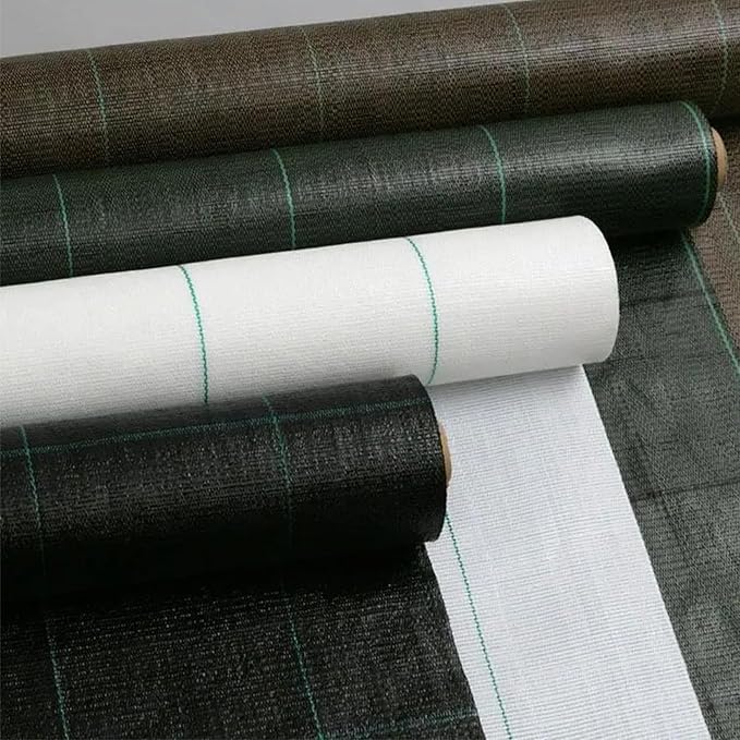 Garden 2x80m Heavy Duty Black Weed Control Mat, 125 GSM Eco-Friendly Landscape Fabric for Effective Weed Blocking in Your Garden - Singhal Mart