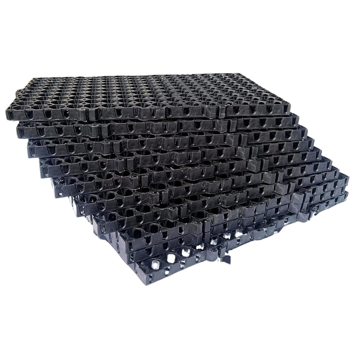 Garden Drain Cell and 20mm Drainage Mat, Black, 500 x 250 x 20 mm – Pack of 20, Perfect for Terrace and Kitchen Gardens - Singhal Mart