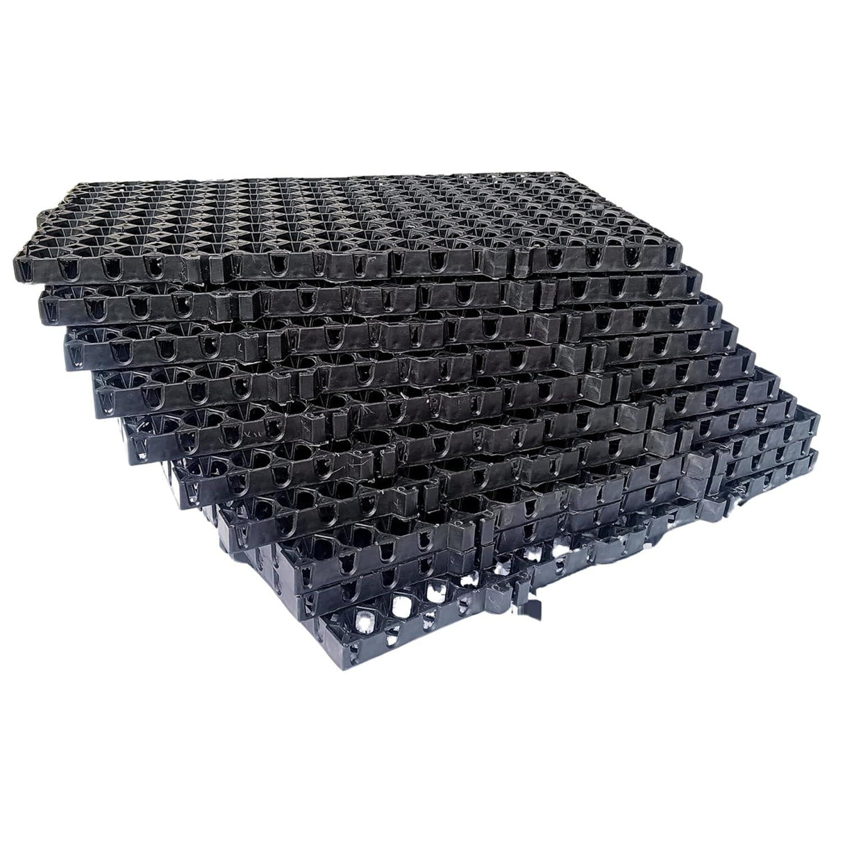 Garden Drain Cell and 20mm Drainage Mat, Black, 500 x 250 x 20 mm – Pack of 20, Perfect for Terrace and Kitchen Gardens - Singhal Mart