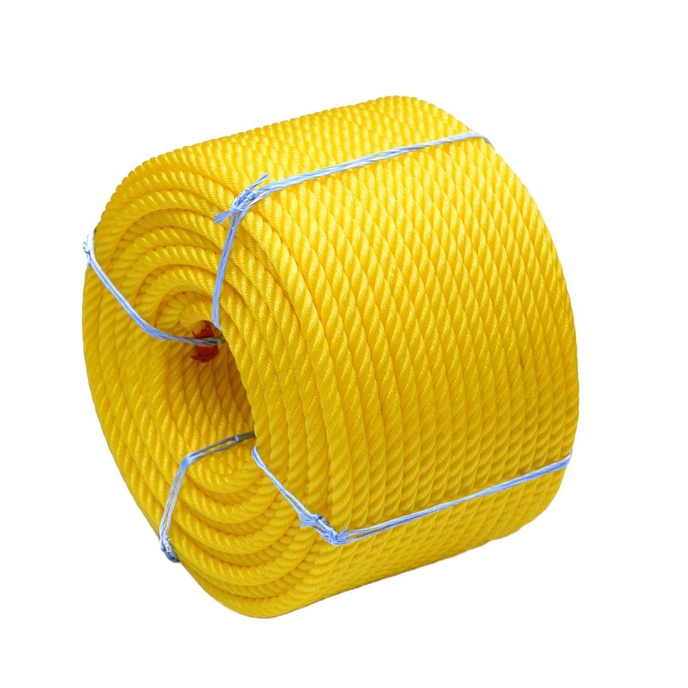 Singhal PP Rope Yellow 220m | High Tensile Strength Nylon Virgin Plastic Twist Rope | Durable, Lightweight, Weatherproof Multiuse Rope for Indoor & Outdoor – Clothes Drying, Packing, Fishing, Survey Line & More