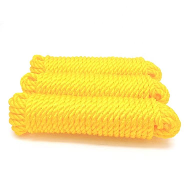 Singhal PP Rope Yellow 220m | High Tensile Strength Nylon Virgin Plastic Twist Rope | Durable, Lightweight, Weatherproof Multiuse Rope for Indoor & Outdoor – Clothes Drying, Packing, Fishing, Survey Line & More