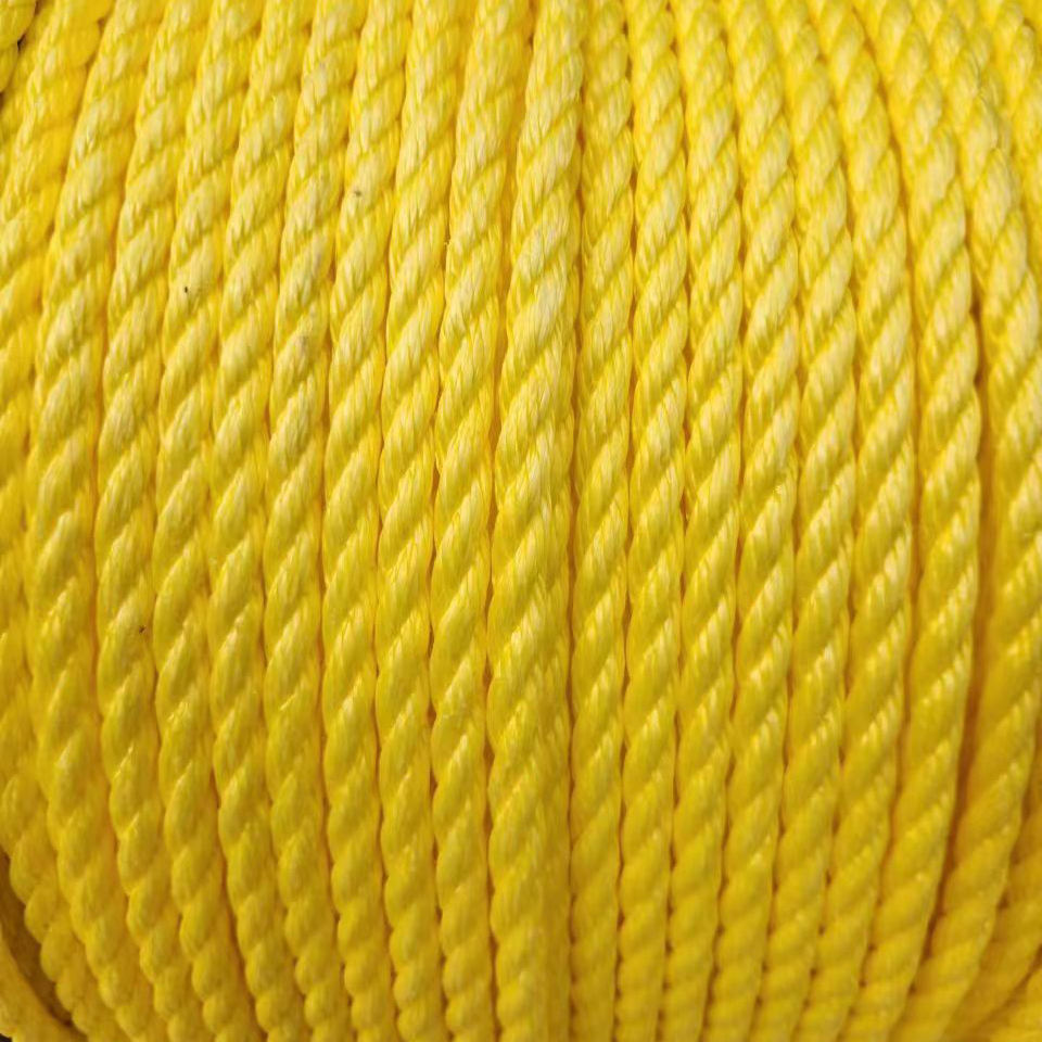 Singhal PP Rope Yellow 220m | High Tensile Strength Nylon Virgin Plastic Twist Rope | Durable, Lightweight, Weatherproof Multiuse Rope for Indoor & Outdoor – Clothes Drying, Packing, Fishing, Survey Line & More
