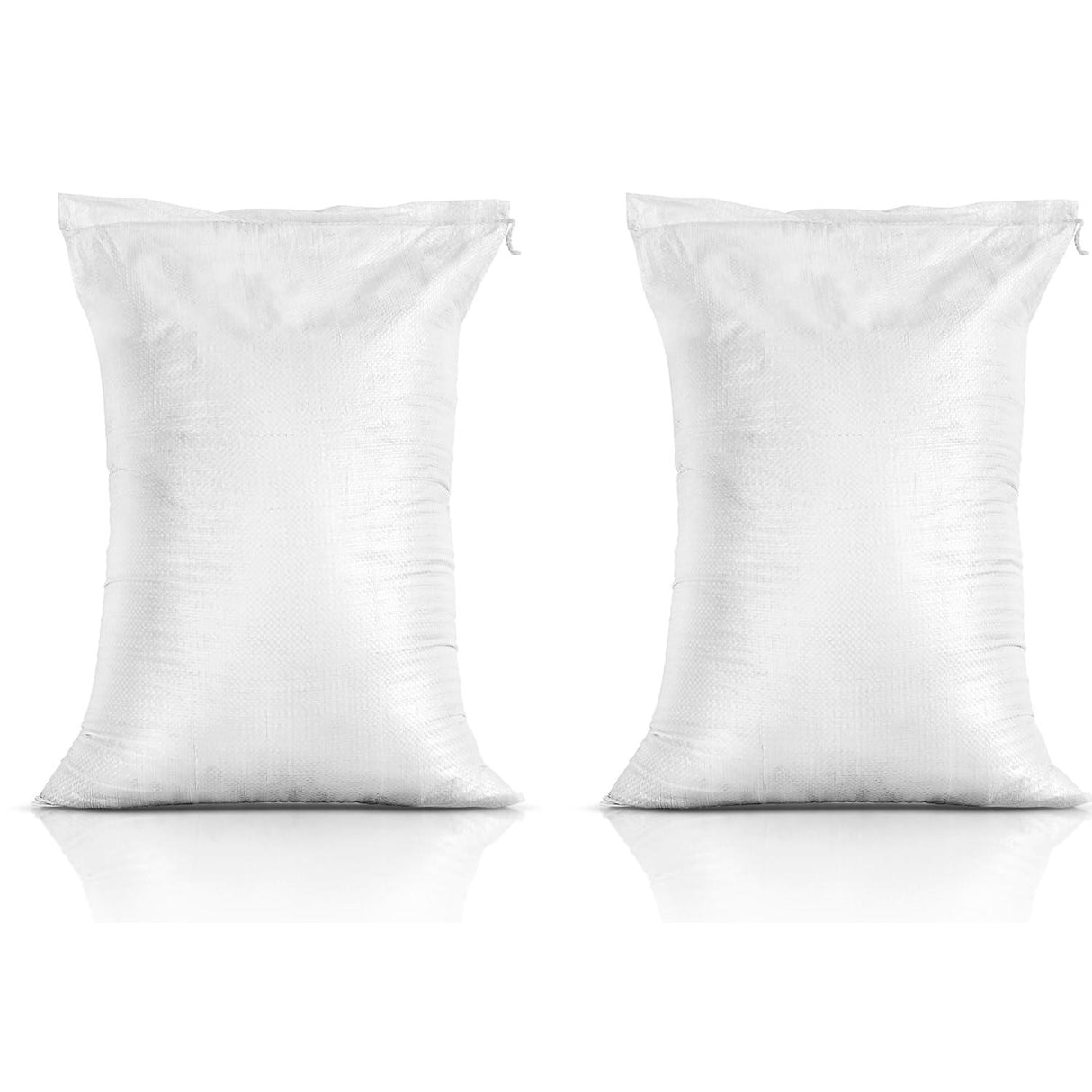 HDPE White Bags for Food Packaging – Perfect for Vegetables, Grains, Wheat, Rice, Sugar, and More – Size 24x36 Inches, Set of 10 Pieces - Singhal Mart