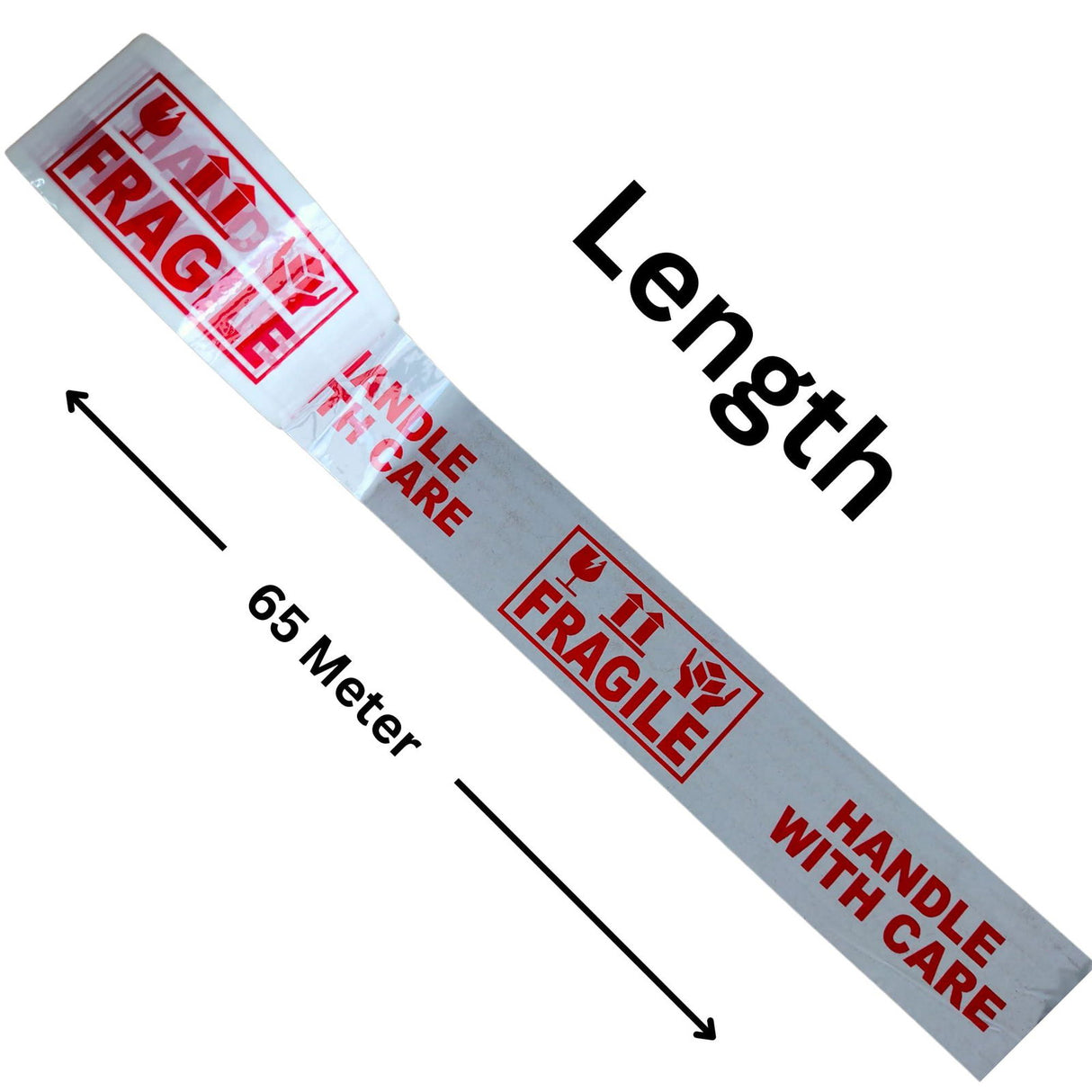 Handle with Care Fragile Packaging with adhesive tape - Singhal Mart
