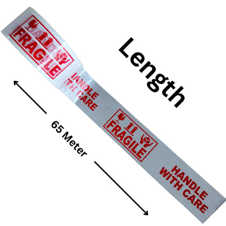 Handle with Care Fragile Packaging with adhesive tape - Singhal Mart