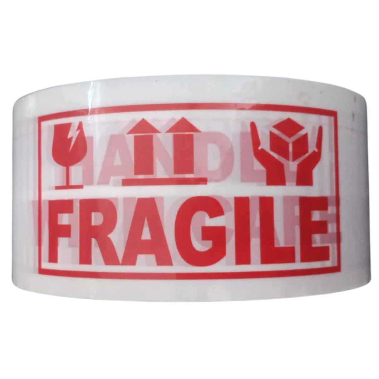 Handle with Care Fragile Tape – 48mm x 65m Roll, Printed Packaging Tape for Secure Handling and Shipping - Singhal Mart